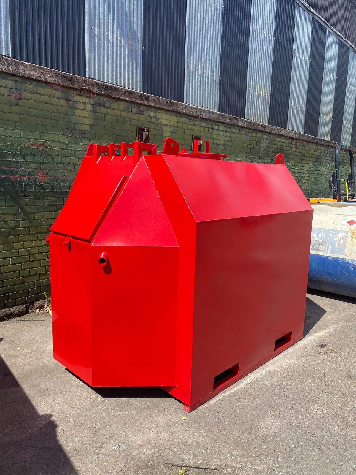 4,000 Litre Used Bunded Diesel Fuel Tank