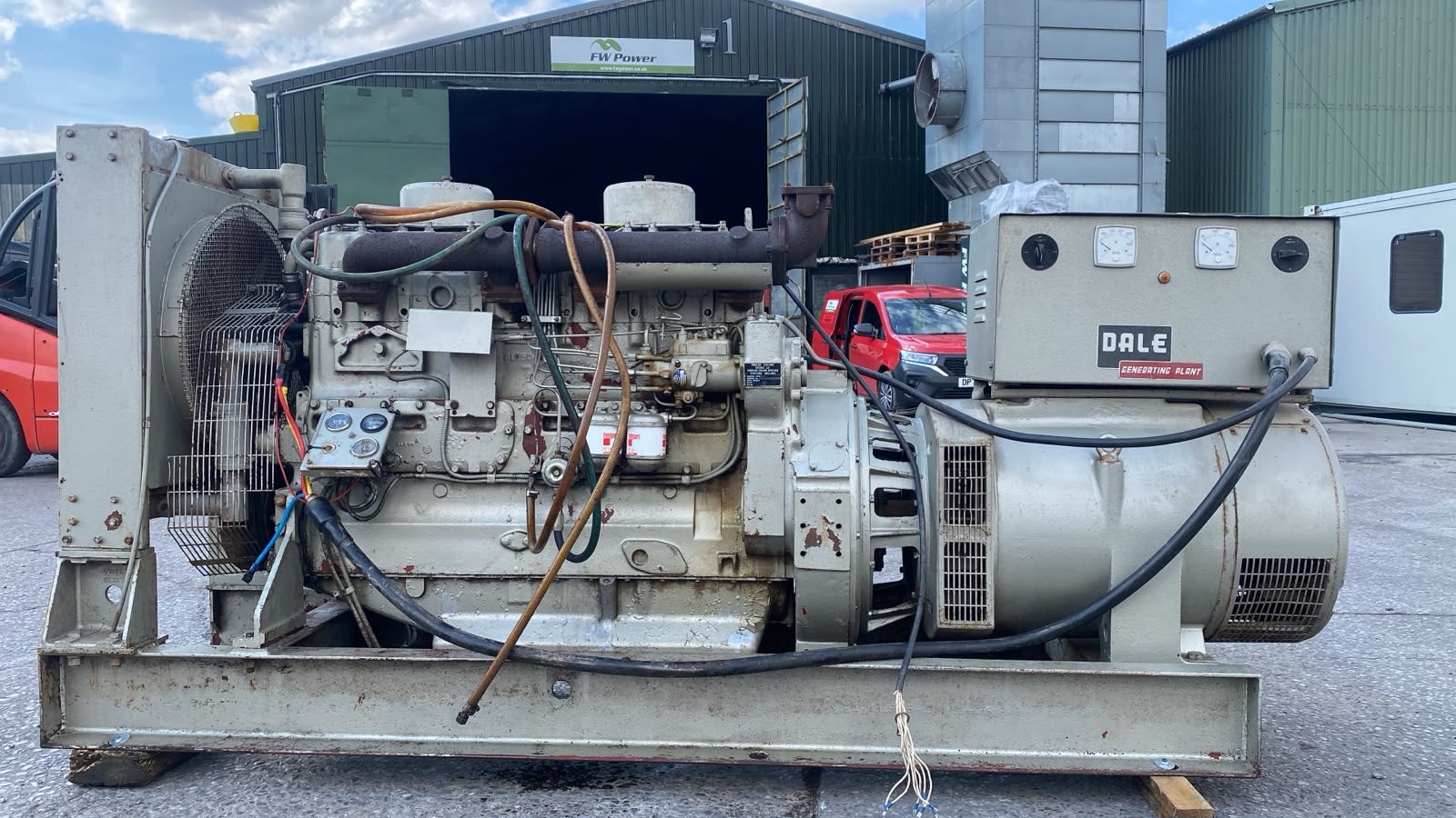 100 kVA Dale Open Used Diesel Generator
