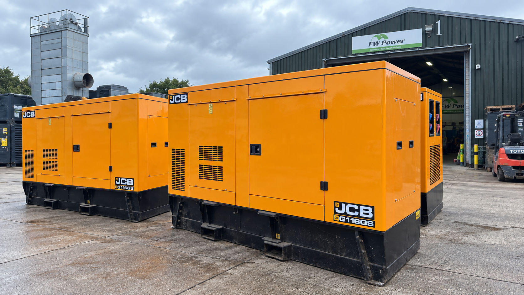 100 kVA JCB G116QS Ex Demo Unused Generator - Unit 1